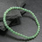 Green Aventurine Genuine Bracelet ~ 7 Inches ~ 4mm Round Beads