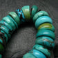 Turquoise Genuine Untreated Bracelet ~ 7 Inches ~ 12mm Rondelle Beads