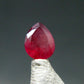 Beautiful Rare Gem Bixbite Red Beryl Emerald Cut Stone From Utah USA - 0.46 Carats - 6.2x4.6mm