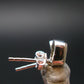 Phenakite Phenacite Stud Earrings From Brazil - 0.5" - 1.24 Grams