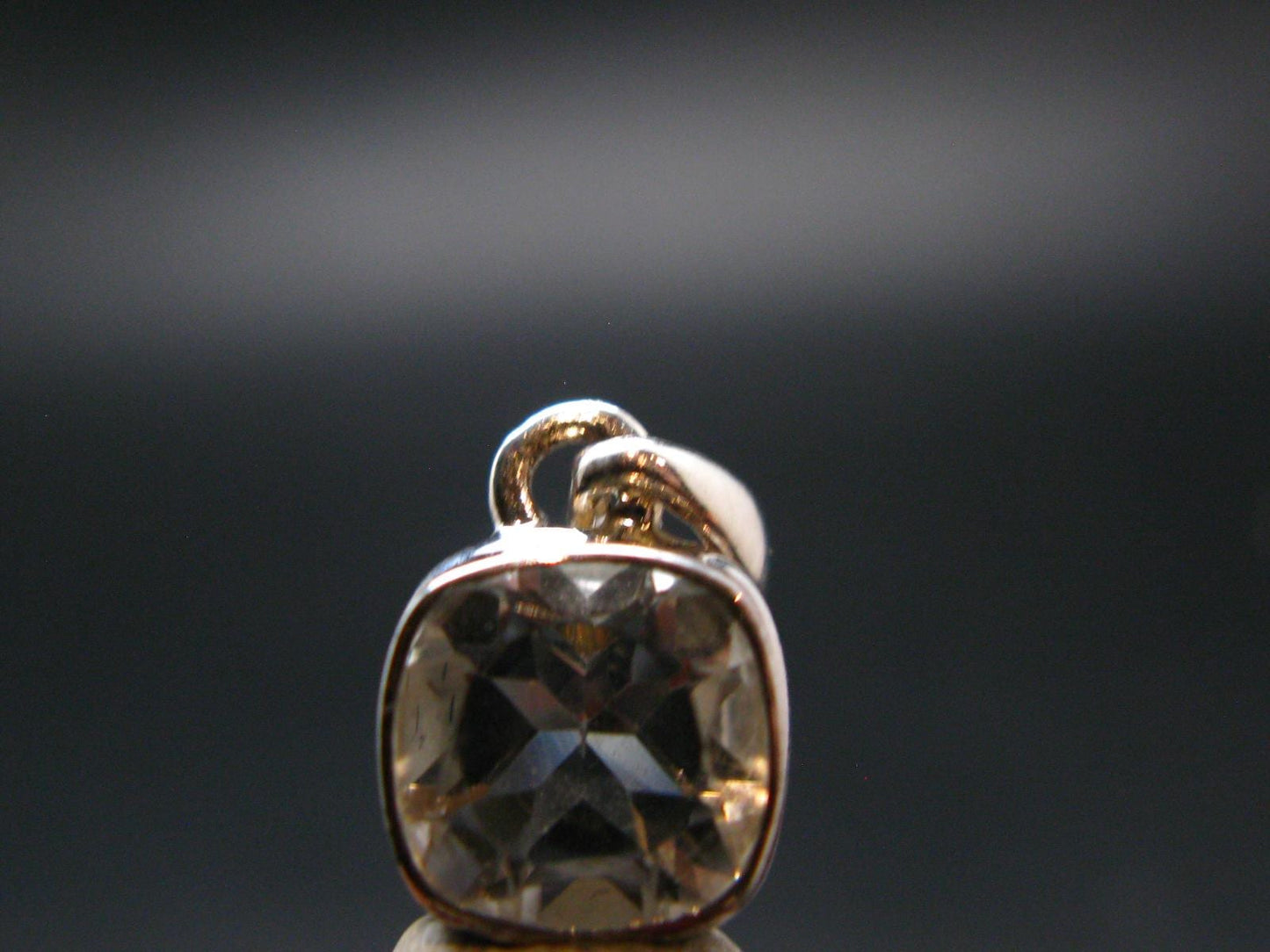 Blue Topaz Sterling Silver Pendant From Brazil - 0.6" - 1.91 Grams