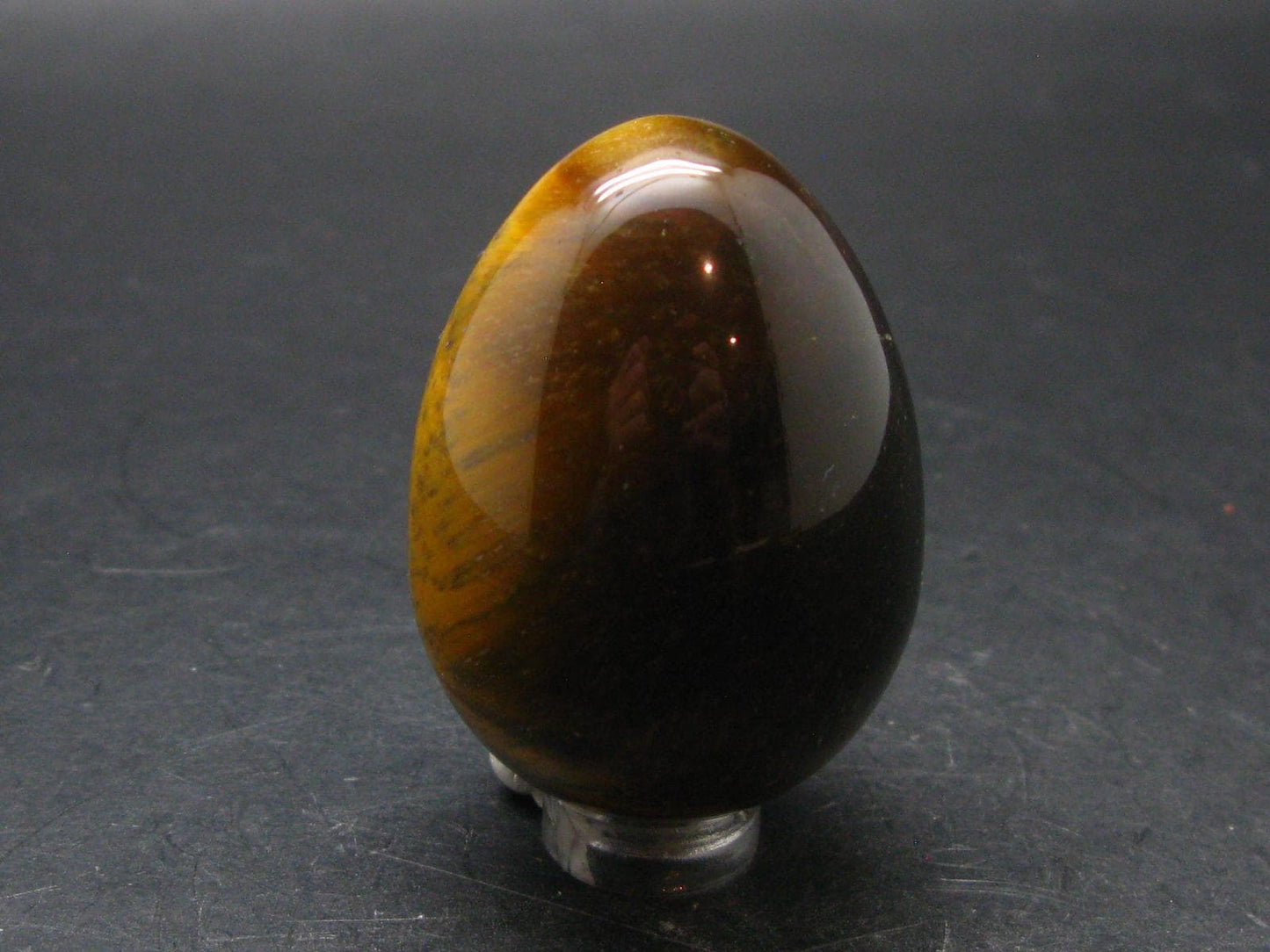 Golden Tiger Eye Egg From South Africa - 1.9"