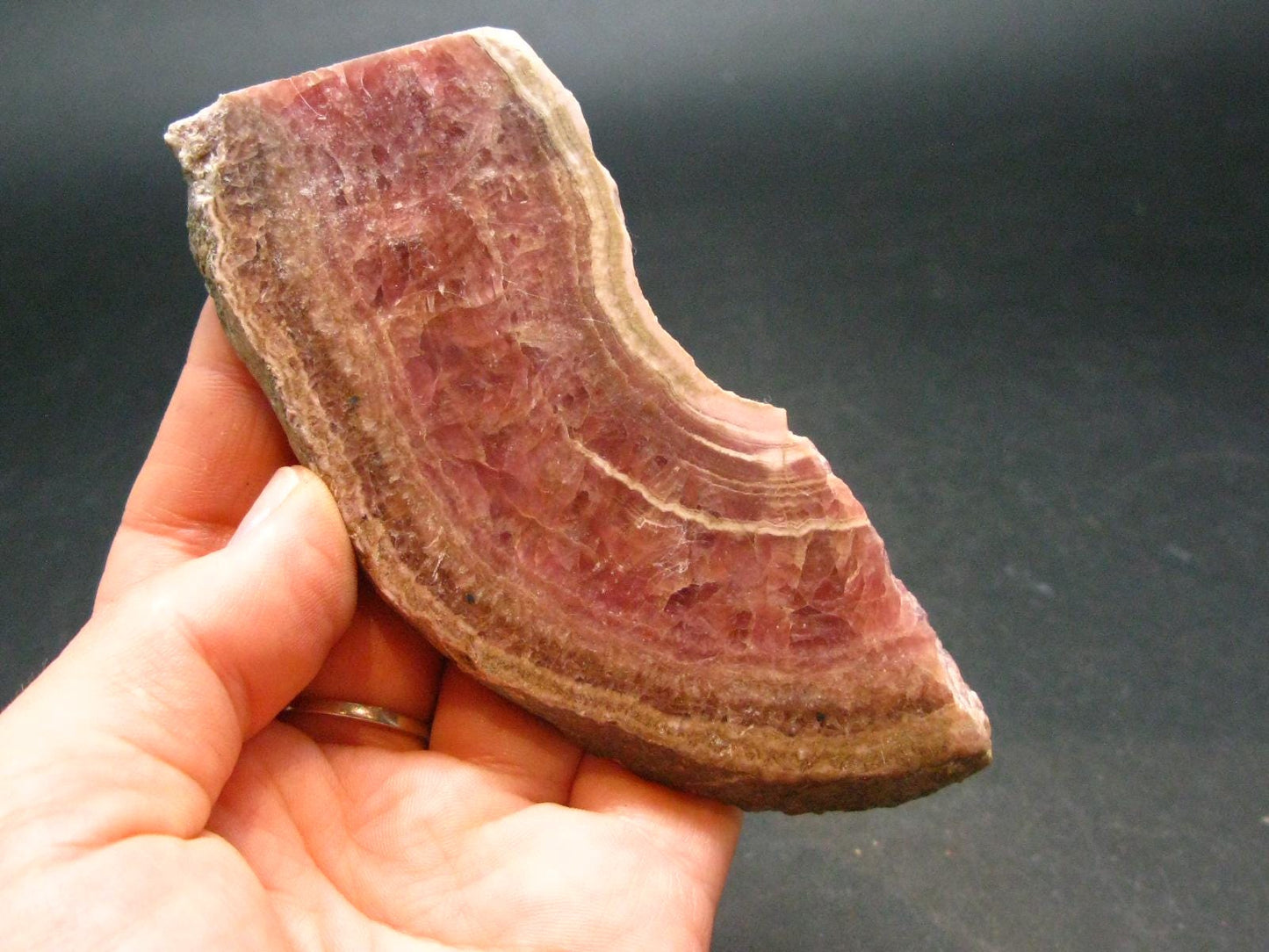 Rhodochrosite Stalactite From Argentina - 3.6" - 92.45 Grams