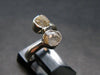 Gray Herderite Silver Ring from Africa - Size 5 - 2.11 Grams