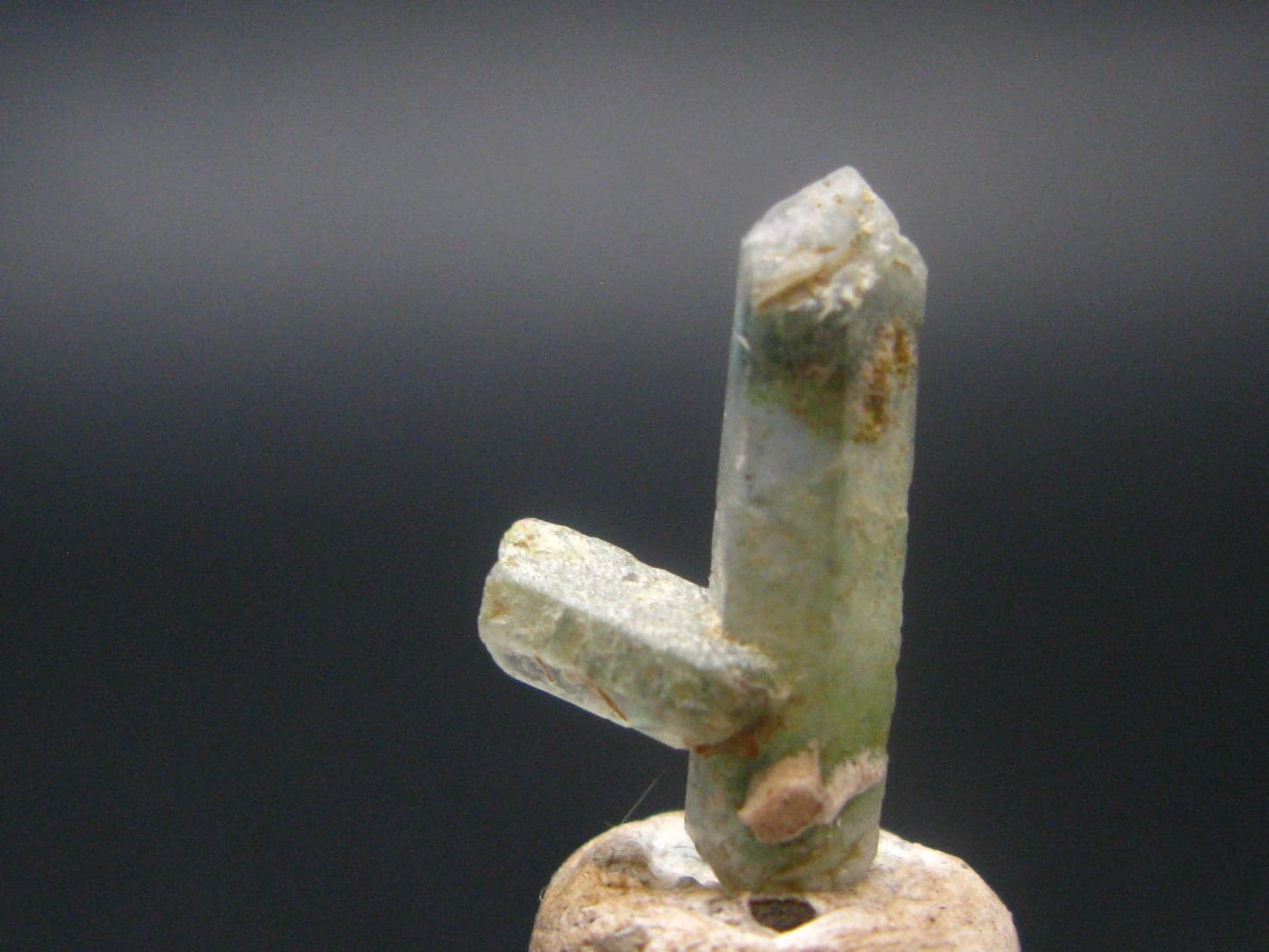 Ajoite In Quartz Crystal From South Africa - 0.7" - 0.67 Grams