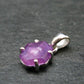 Ruby Crystal Silver Pendant from Africa - 0.6" - 1.25 Grams