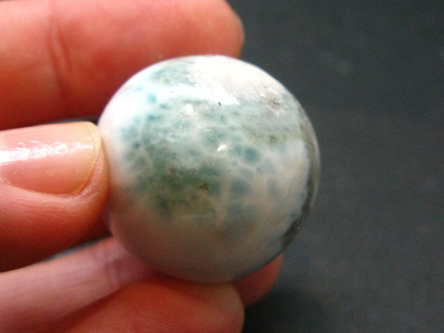 Larimar Sphere From Dominican Republic - 0.9" - 23.63 Grams