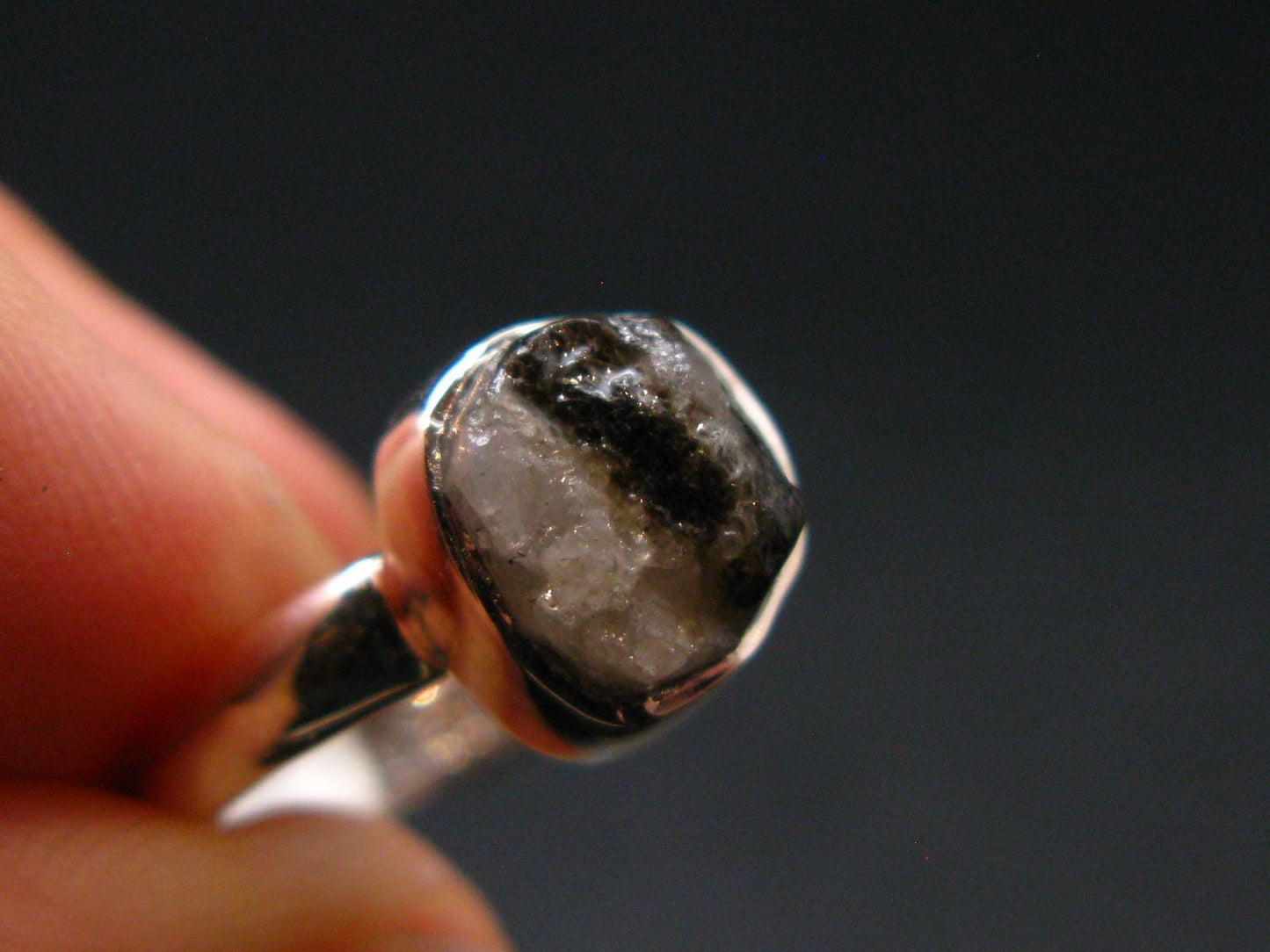 10.85 Carat Phenakite Phenacite Sterling Silver Size 6 Ring from Brazil