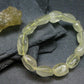 Libyan Tektite Glass Genuine Bracelet ~ 7 Inches ~ 15mm Tumbled Beads