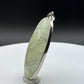 Prehnite Oval Pendant | Tourmaline Inclusions | Sterling Silver Jewelry