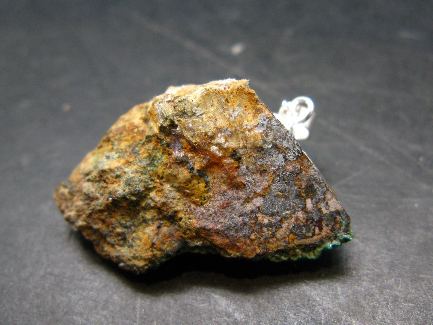 Nice Atacamite Pendant from Chile - 1.2" - 9.48 Grams