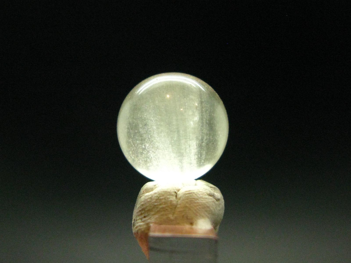 Rare Libyan Tektite Glass Sphere Ball From Libya - 1.83 Grams - 1.0 Centimeters