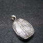 Raw Rare Natrolite Crystal Silver Pendant From Russia - 1.0" - 2.83 Grams