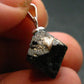 Magnetite Crystal Silver Pendant From Bolivia - 0.8" - 3.59 Grams
