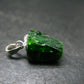 Green Chrome Diopside 925 Silver Pendant from Russia - 0.7" - 1.64 Grams
