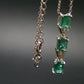 Emerald Silver Pendant W/Chain From Colombia - 1.27 Carats