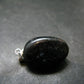 Very Rare Sterling Silver Nuumite Nuummite Pendant From Greenland - 1.1" - 5.07 Grams
