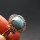 Larimar AAA Quality Sterling Silver Ring - Size 6 - 3.57 Grams