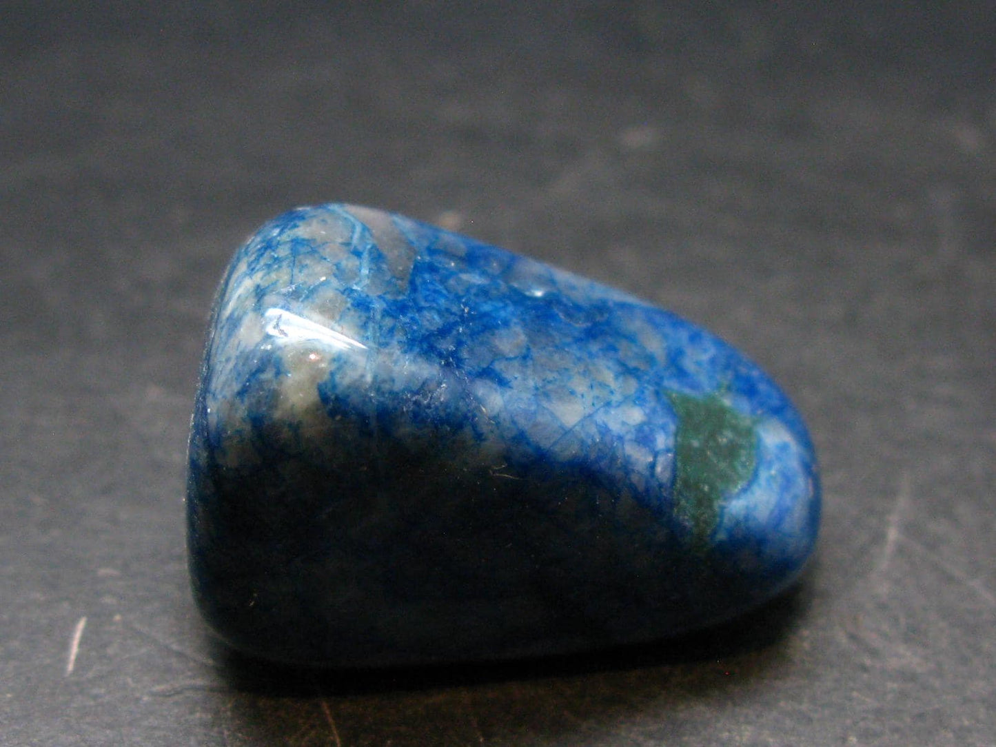 Shattuckite Tumbled Stone from Namibia - 1.1" - 14.31 Grams