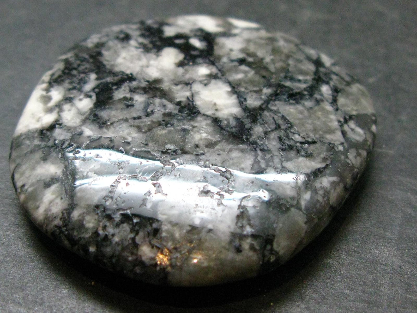 Rare Impactite Tumbled Stone From Norway - 1.8" - 30.13 Grams