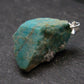 Rare Amazonite Silver Pendant From Russia - 1.1"