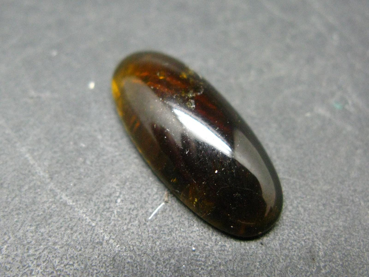 Green Tourmaline Cabochon From Brazil - 10.56 Carats - 22x9mm