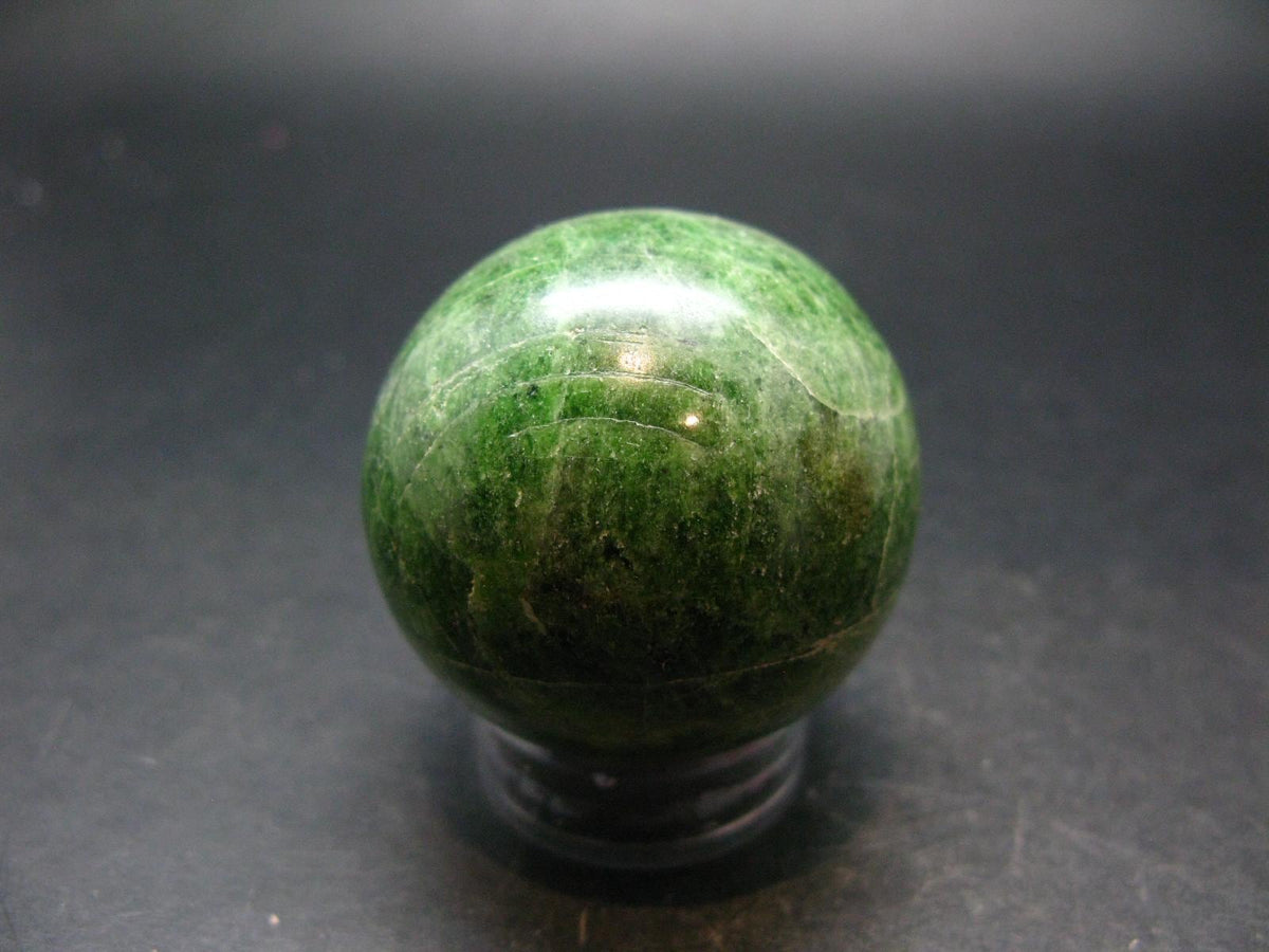 Gem Chrome Diopside Ball Sphere From Russia - 1.8"- 164.44 Grams