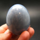 Fine Angelite Angellite Egg From Peru - 1.8"