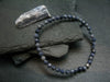 Blue Sapphire Genuine Bracelet ~ 7 Inches ~ 4mm Round Facetted Beads