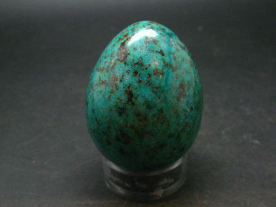 Chrysocola Chrysocolla Egg From Peru - 2.1" - 114.90 Grams