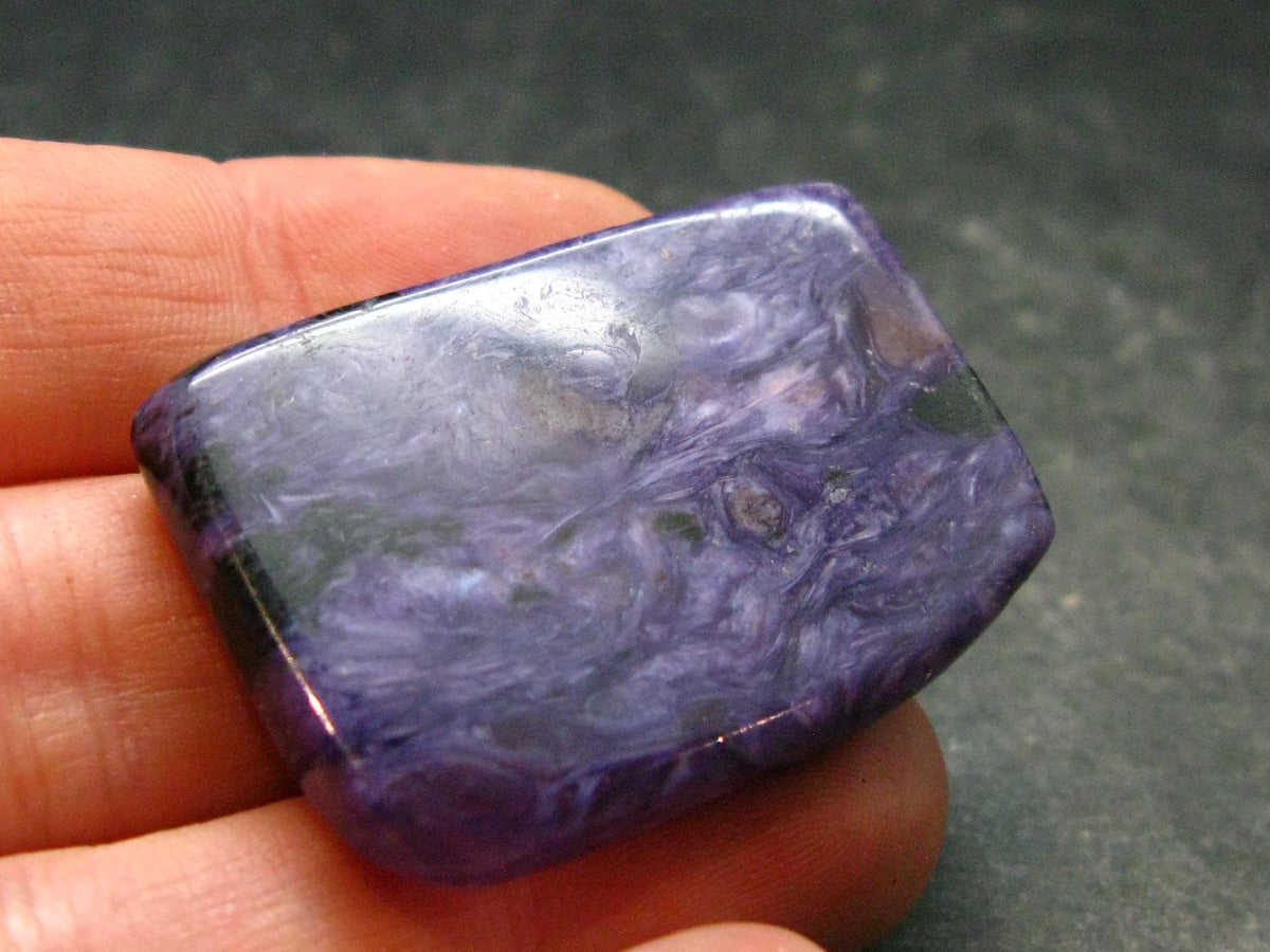 Large Nice Charoite Tumbled Stone from Russia - 11.04 Grams - 1.4"