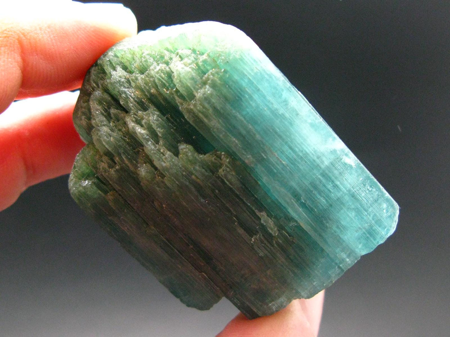 Blue Tourmaline Crystal From Brazil - 2.1" - 106.7 Grams