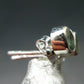 Alexandrite Gem Silver Stud Earrings From Russia - 0.85 Grams