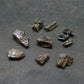 Lot of 10 Rare Baddeleyite Crystals From Myanmar - 8 Carats