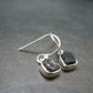 Terminated Brookite Crystal Silver Earrings From Arkansas - 2.41 Grams