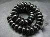 Elite Noble Shungite Genuine Bracelet ~ 7 Inches ~ 10mm Rondelle Beads