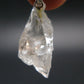 Goshenite Beryl Crystal 925 Silver Pendant From Brazil - 1.1" - 2.12 Grams