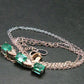 Emerald Silver Pendant W/Chain From Colombia - 1.27 Carats