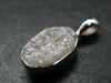 Very Rare White Cryolite 925 Silver Pendant from Greenland - 0.7" - 1.31 Grams