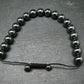 Hematite Genuine Bracelet ~ 7 Inches ~ 10mm Round Beads - w/ Drawstring