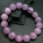 Kunzite Spodumene Genuine Bracelet ~ 7 Inches ~ 13mm Round Beads