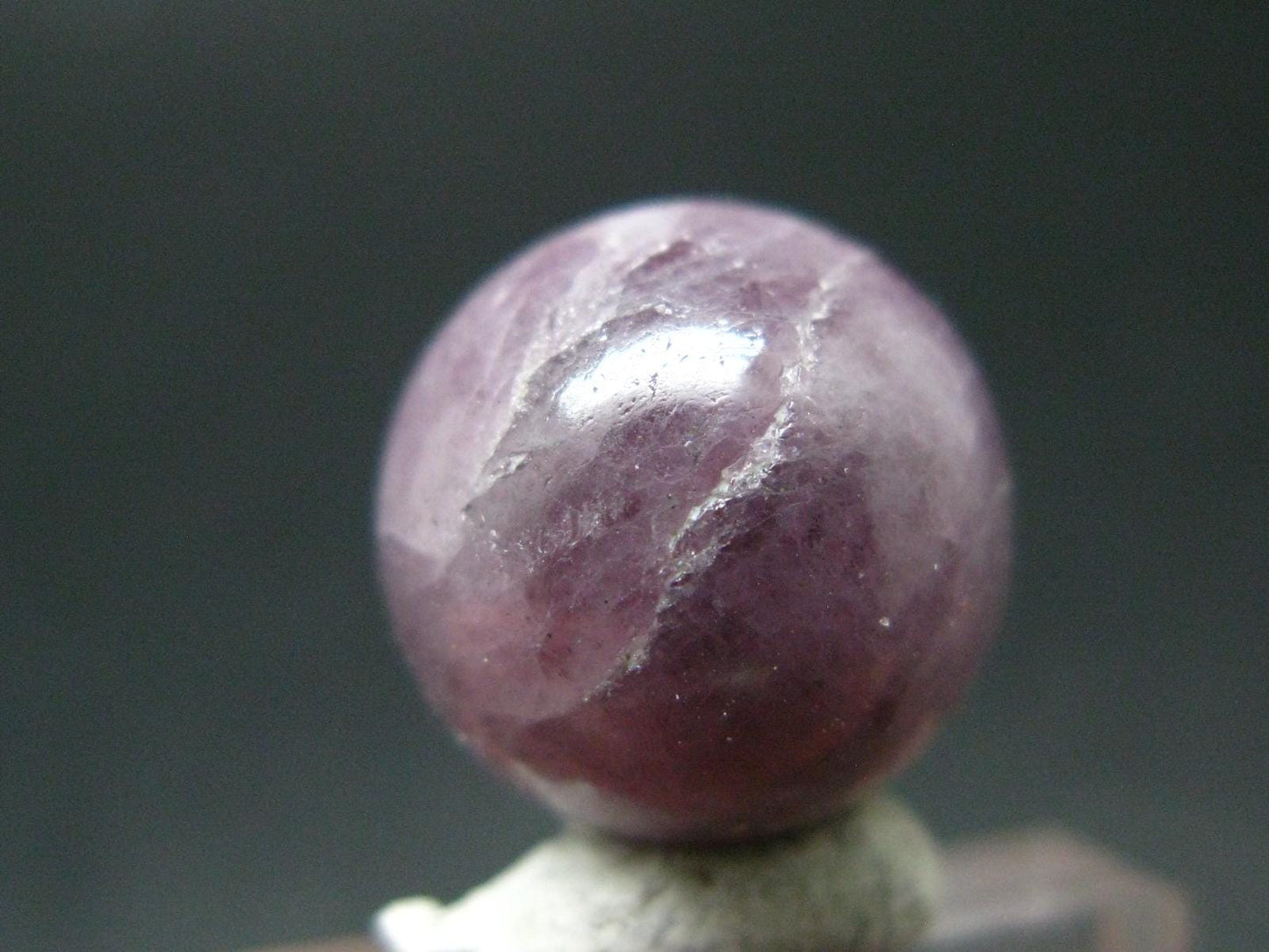 Genuine Red Spinel Sphere Ball From Russia - 1.4cm - 26.70 Carats