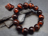 Bulls Eye (Red Tiger Eye) Genuine Bracelet ~ 7 Inches ~ 14mm Beads