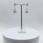 Golden Rutile Quartz Earrings – Round Rutile Crystal Sterling Silver Drops