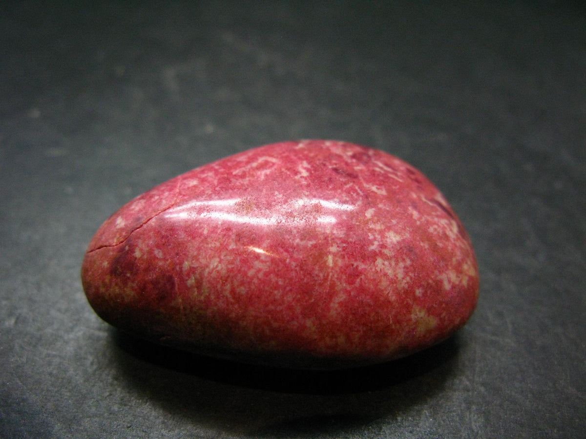 Rare Red Thulite Piece From Norway - 1.9" - 54.20 Grams