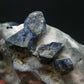 Benitoite and Neptunite on Natrolite Cluster From California - 1.5" - 10.35 Grams