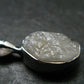 Very Rare White Cryolite 925 Silver Pendant from Greenland - 0.7" - 1.31 Grams