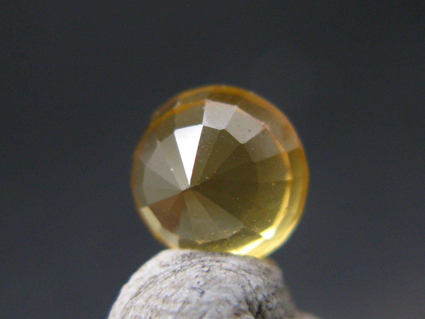 Yellow Zircon Cut Gem From Africa - 2.19 Carats