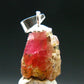 Rare Large Pezzottaite Pink Beryl 925 Silver Pendant from Madagascar - 6.05 Carats - 0.7"