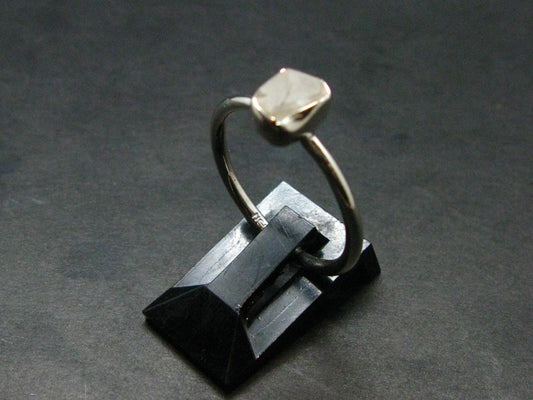 Phenakite Phenacite Crystal Silver Ring From Brazil - Size 8 - 1.95 Grams